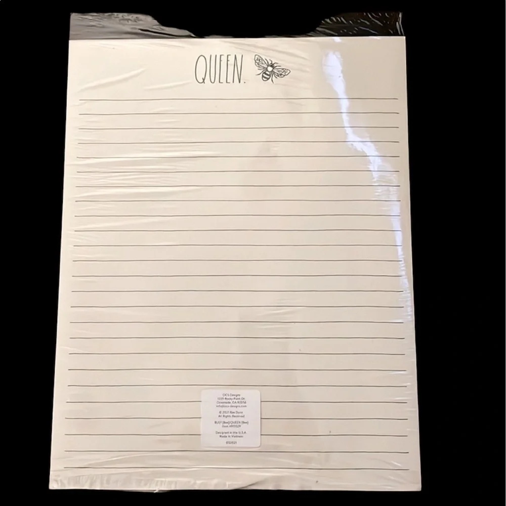 🆕 Rae Dunn BEE Legal Pad 2 Pack